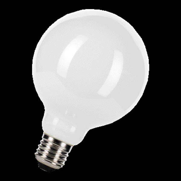LED Filament G95 E27 240V 4W 2700K Opal Dimm image 2