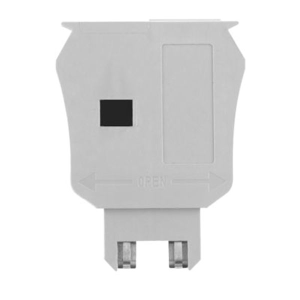 Fuse holder for feed-through modular terminal, dark beige, 6.3 A, pluggable, V-0, Wemid image 1