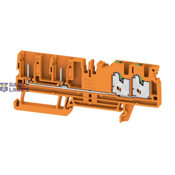 Pluggable terminal, SNAP IN, orange, 2.5 mm², 24 A, Number of connecti image 1