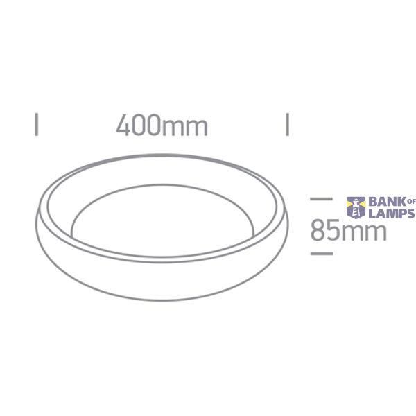 WHITE PLAFO LED 30W CCTV IP20 230V DIMMABLE image 3