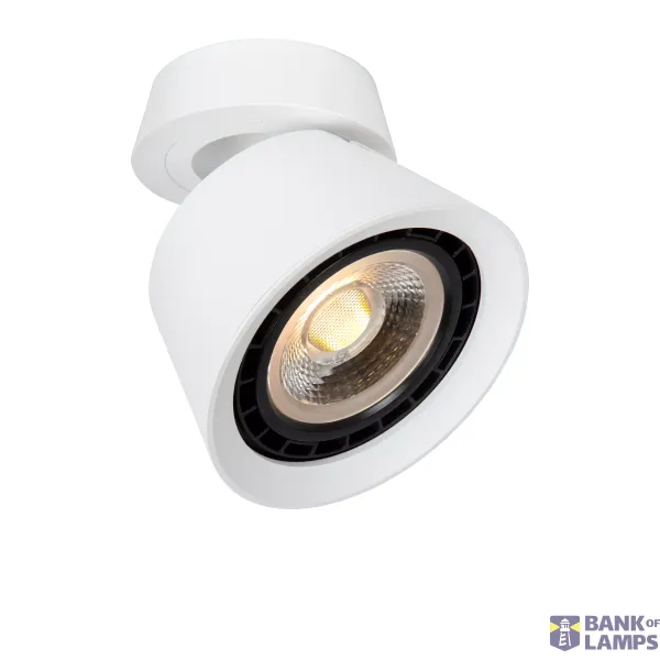Lucide TRIGONO - Ceiling spotlight - Ø 12,7 cm - 1xES111 - White image 1