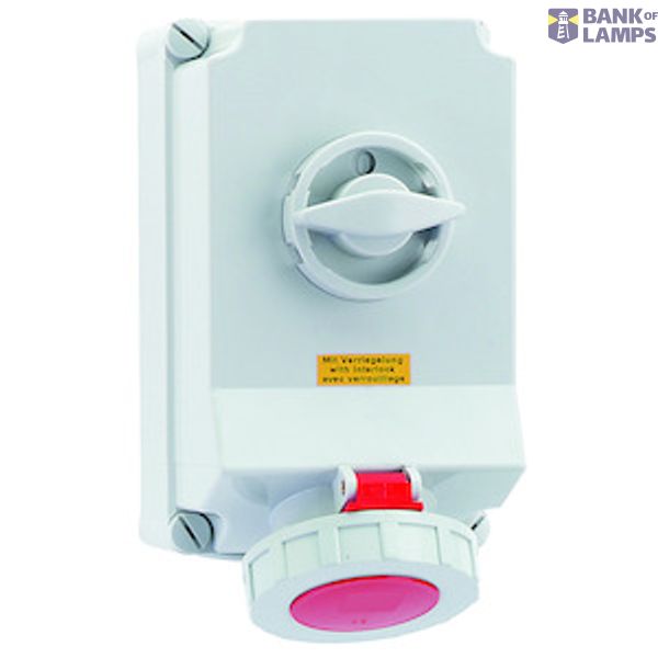 WCD 6h 63A 4P 400V IP67 260x160 TE A/V Ni image 2