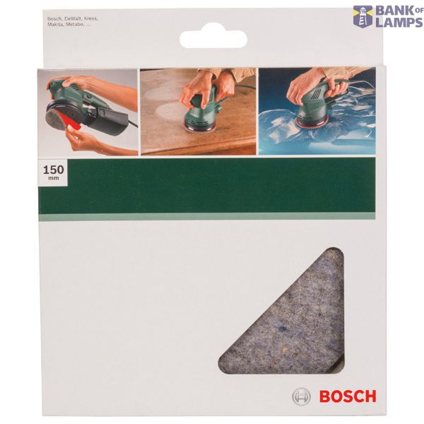 Polishing felt for random orbit sanders, 150 mm Hook-and-loop image 2