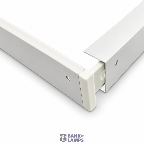 Mounted Frame Fit for 595*595 LED Panel screwless,  height 70mm White image 2