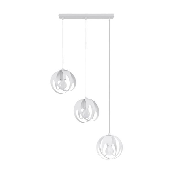HANGING LAMP TULOS 3L WHITE E27 3X60W IP20 image 1