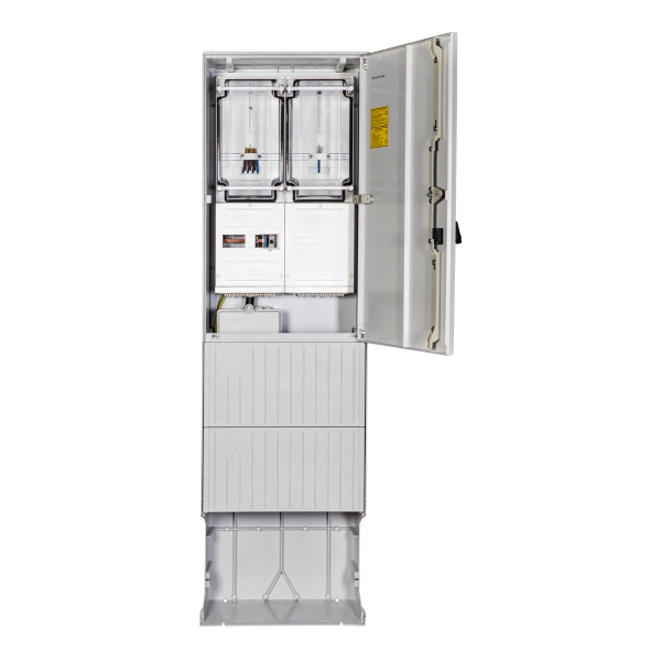 Meter connection column 2-field, H=2010mm, 2-3.HZ, hood closed, ZSA202-2-2ZK-HAK-HG (ZSA202-2-2ZK-HAK-HG) image 1