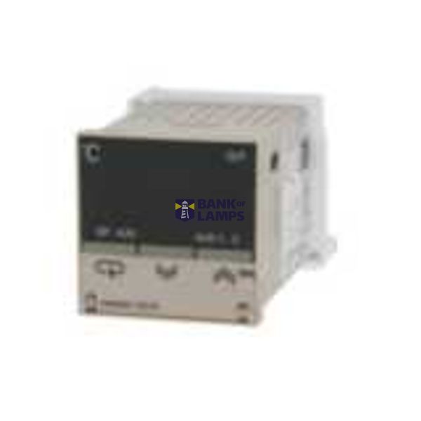 Temperature controller, 1/16DIN (48 x 48 mm), relay output, K-J input, Plug-in,Light-Gray color, 100 to 240 VAC E5CS6101E image 1
