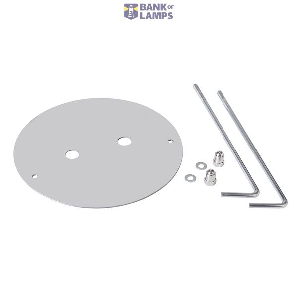 Concrete anchor set for SQUARE POLE and ROX ACRYLIC POLE, stainless steel 304 image 1