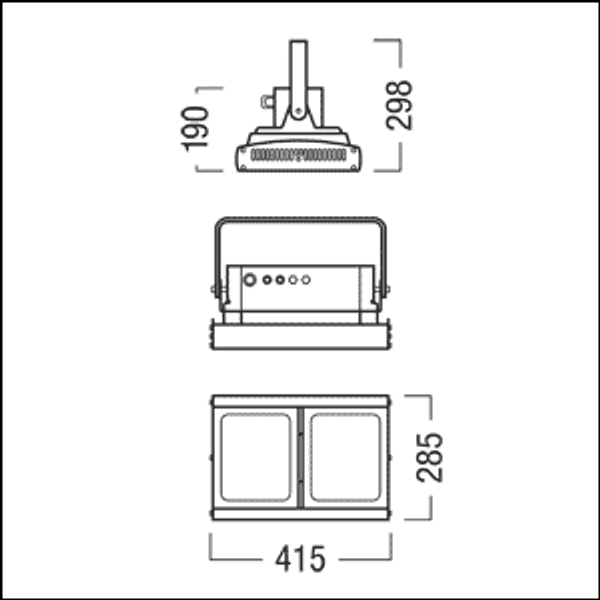 EXDURA M 21000-840 WB LDO T50 - LED high-bay luminaire image 2