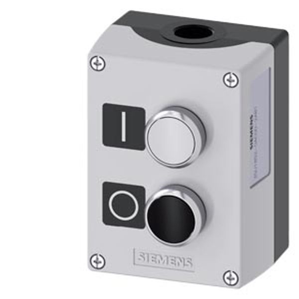 Enclosure for command devices, 22 mm, round image 1
