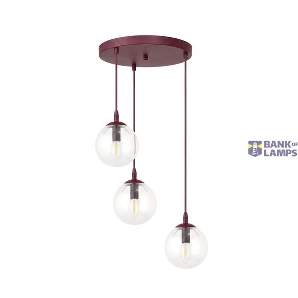 COSMO 3PREM BURGUNDY TRANSPARENT image 1
