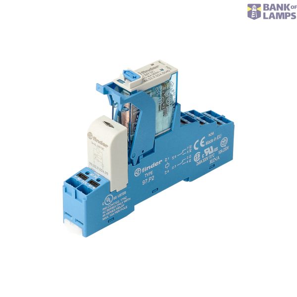 Rel. interface Mod. Push-IN 2CO 8A/24VDC/Agni+Au/LED/diode (4C.P2.9.024.5050) image 3