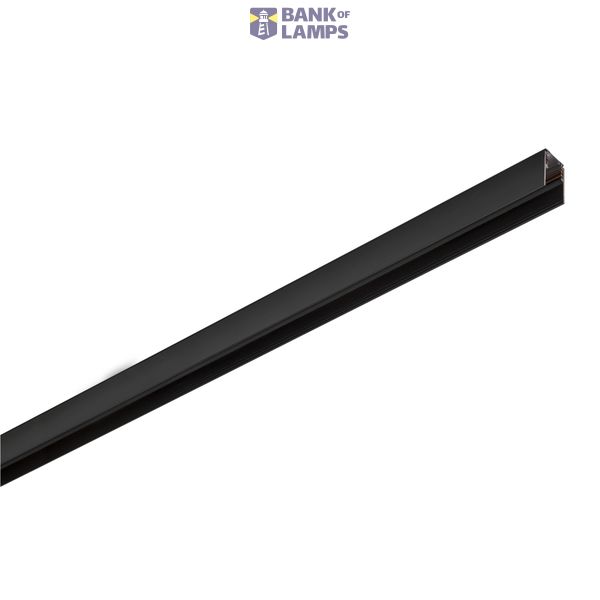 1m mounting track deep, 48V TRACK, black, DALI image 1