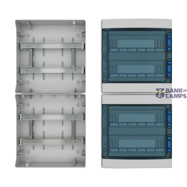 Surface Mounted Board, IP65, IK08, 4-rows 72 modules without screw ter image 7