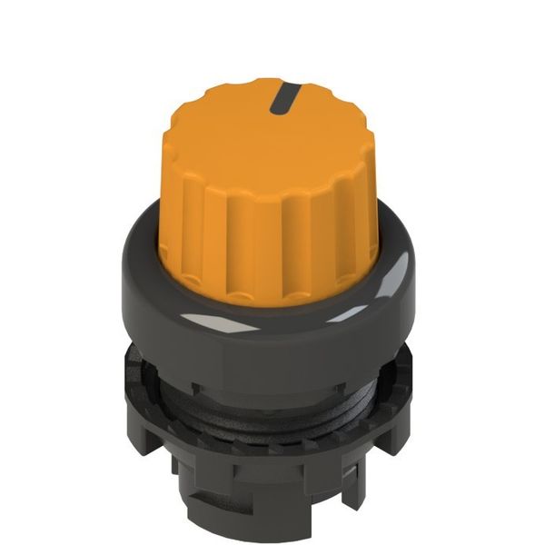 Knob selector, 2 positions orange with marking image 1
