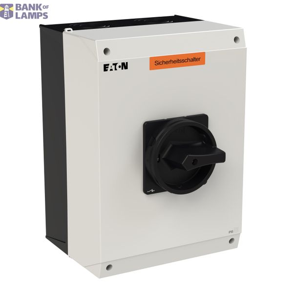 P3 Insulated enclosure, 80 A,Surface mounting, 4 pole, Form I5-SI, Bla image 5