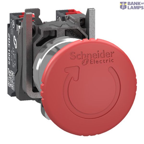 Metal D40 E-stop trigger TTR 2NC Push-in image 1