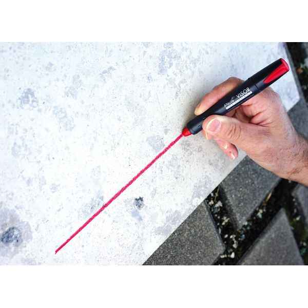 Pica 990/054 VISOR Permanent Marker fluorescent orange image 3