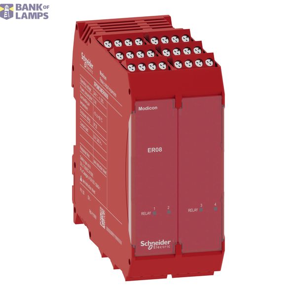 8 safety relay outputs exp. screw term image 1