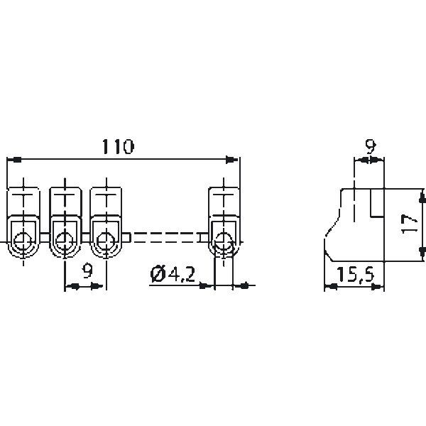 CONTACT RAIL ADAPTER. GA300-1 3-V ADAPTER HA image 10