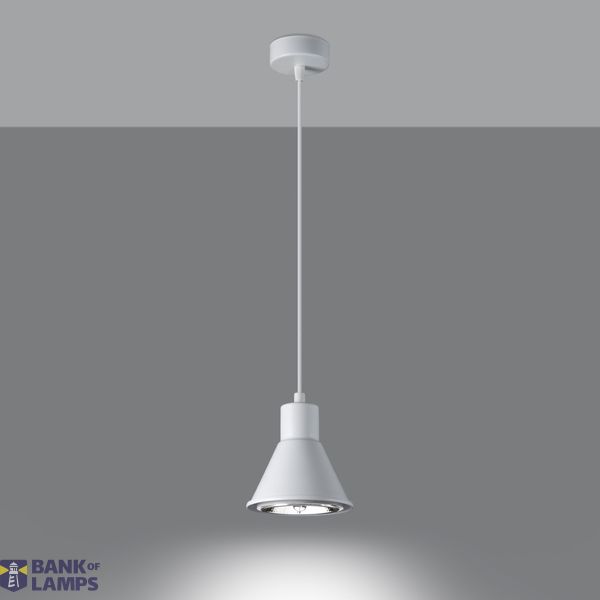 HANGING LAMP TAZILA 1 WHITE ES111 IP20 image 4