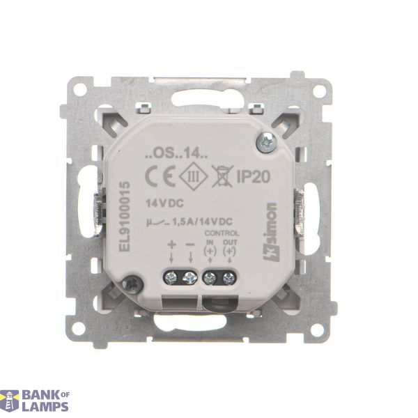 SOON ON SALE, Single IT socket RJ45, category 5e, (module), Simon 24, IP20/IP44, cashmere image 2