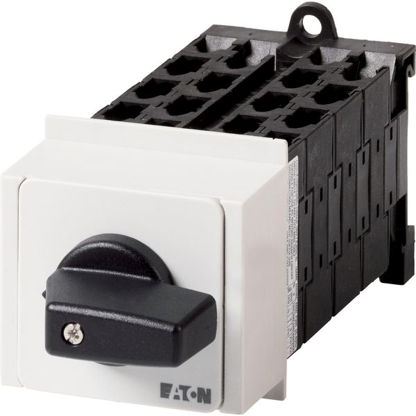 T0-8-8372/IVS Changeoverswitches, T0, 20 A, service distribution board mounting, 8 contact unit(s), Contacts: 16, 90 °, maintained, Without 0 (Off) position, 1-2, D image 2