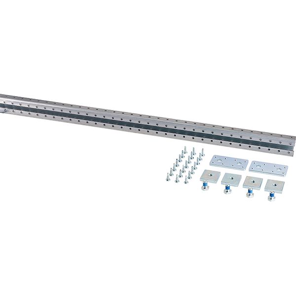 Mi U profile Mounting rail L=1x 2000 mm + rail connectors and screws (Mi MR 20) image 1