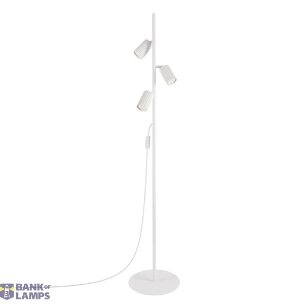 Floor lamp KARBON 3 white image 1