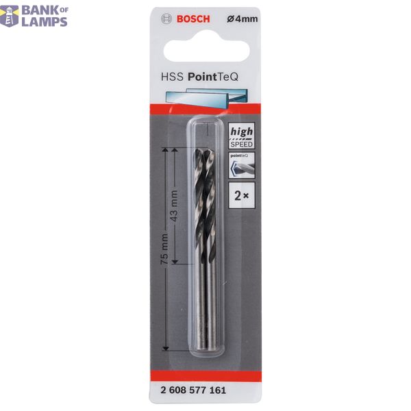 HSS Twist Drill Bit PointTeQ 4.0mm 2 pcs. image 2