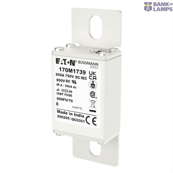 High speed square body fuse, 125 A, AC 690 V, compact size 1, 45 x 59  image 10