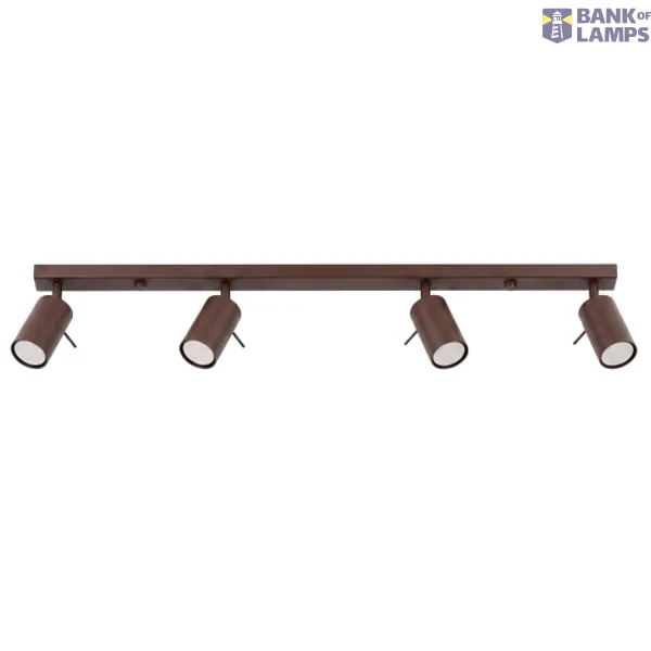 Ceiling lamp RING 4L brown image 1