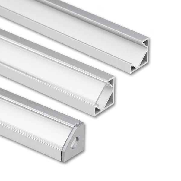 Corner aluminum profile RJ, 19x19mm, clear diff., 2m image 1
