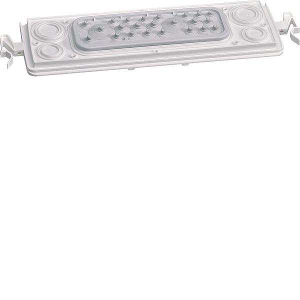 Slider, vega, with flange plate with cable inlet IP40 image 1