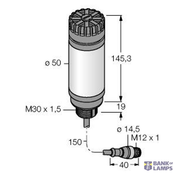 LED Signal Light Tower Light   CL50GRYANQP image 1