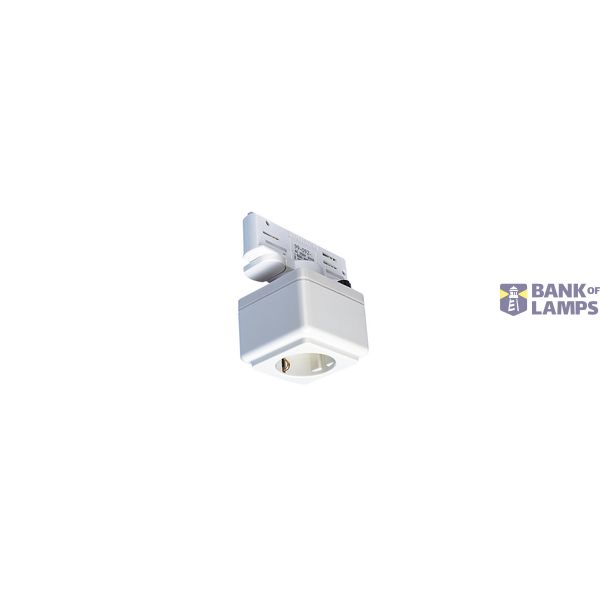 EUTRAC power socket adapter, white image 1