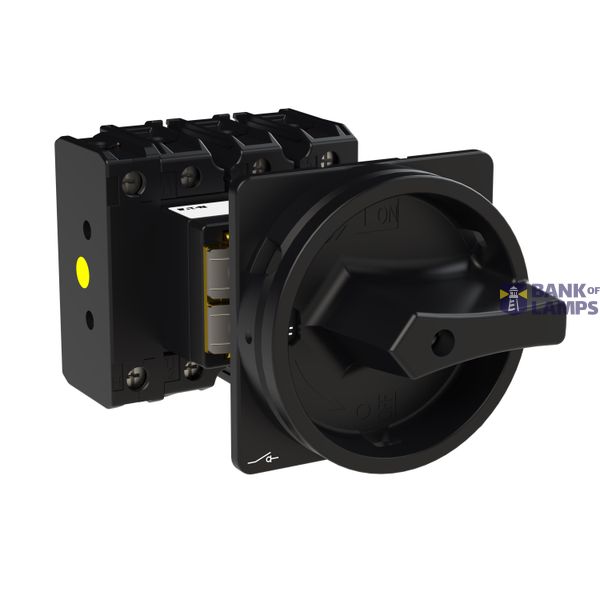 P3 Main switch, 80 A,Rear mounting, 4 pole, Form V/SVB, Black, Door co image 7