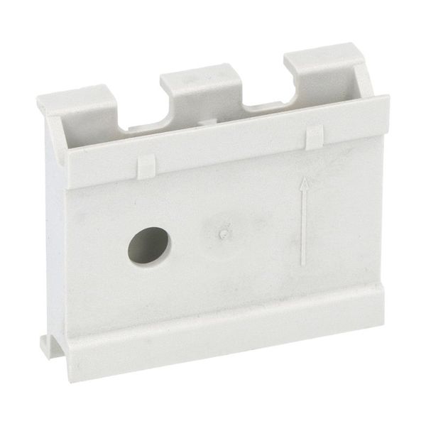 35mm DIN rail (IEC/EN60715) for cable bypass of contactor used with SMX9014 plate image 1