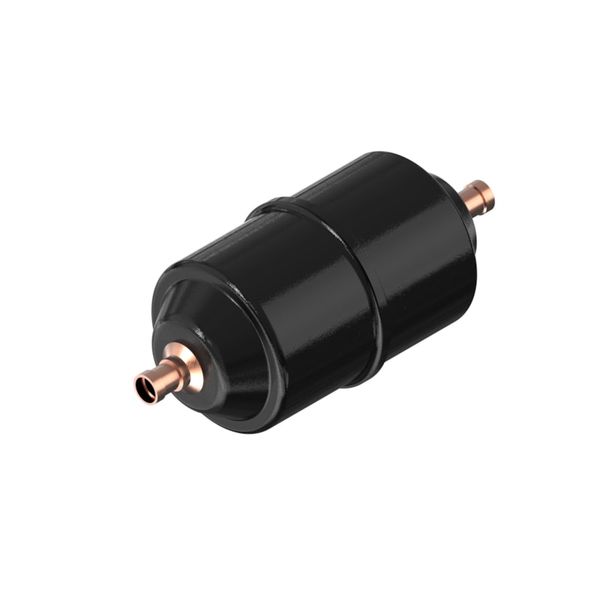 Hermetic filter drier, DCL, 08 cu.in., Steel Cu-plated image 1