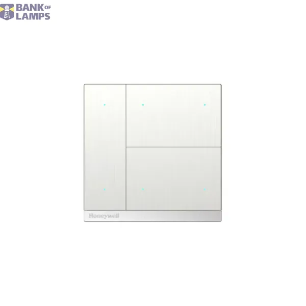 KNX pushbutton switch 6-fold, brushed steel image 1