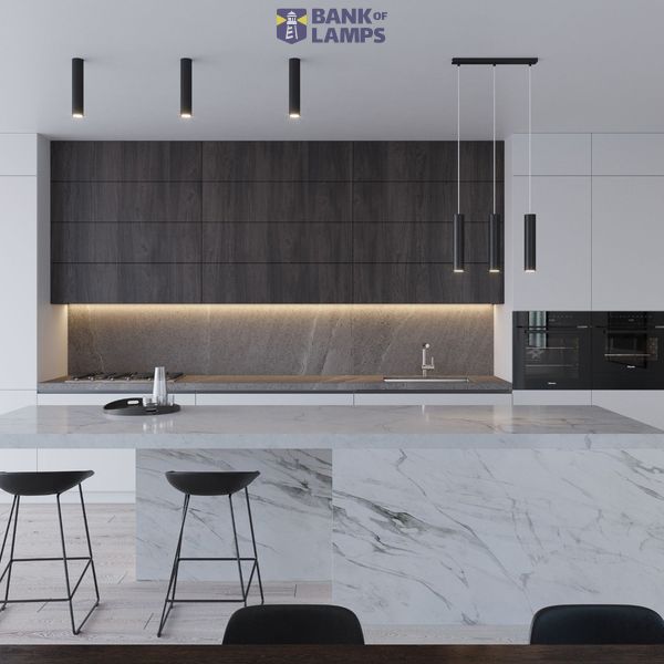 HANGING LAMP LAGOS 1 BLACK GU10 1X40W IP20 image 5
