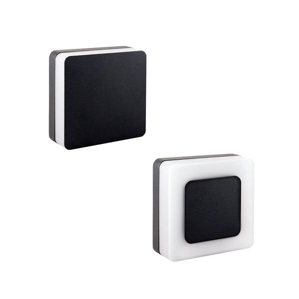 LED lamp Draco S, 9W, 3000K, IP65, black color image 1