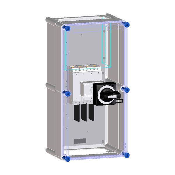 Switch encl. with NZM1 80-100A 4p image 3