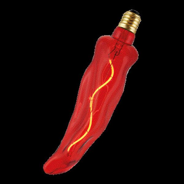 LED Filament Pepper E27 5W Red DIM image 2