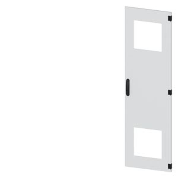 SIVACON, door, right, with cutout for filter fan, with ventilation openings image 1