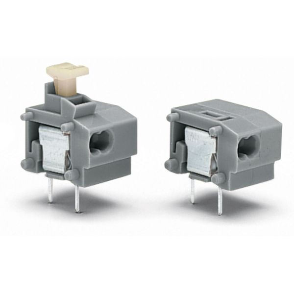 Stackable 2-conductor PCB terminal block 0.75 mm² Pin spacing 10/10.16 image 2