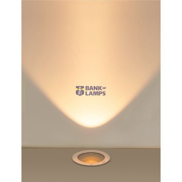 DASAR® L, round cover 24° 3000K incl. DALI driver stainless steel image 5