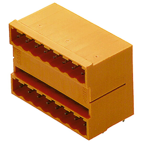 PCB plug-in connector, male header, closed side, THT solder connection, 5.00 mm, Number of poles: 24, 90°, Solder pin length (l): 4.5 mm, tinned, black, Box image 5