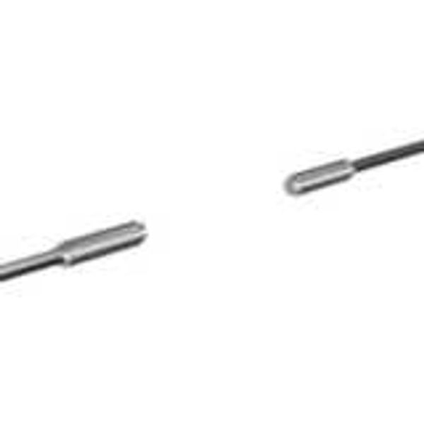 Fiber optic sensor head, through-beam, M4 cylindrical axial, R35 heat E32 2013A image 1
