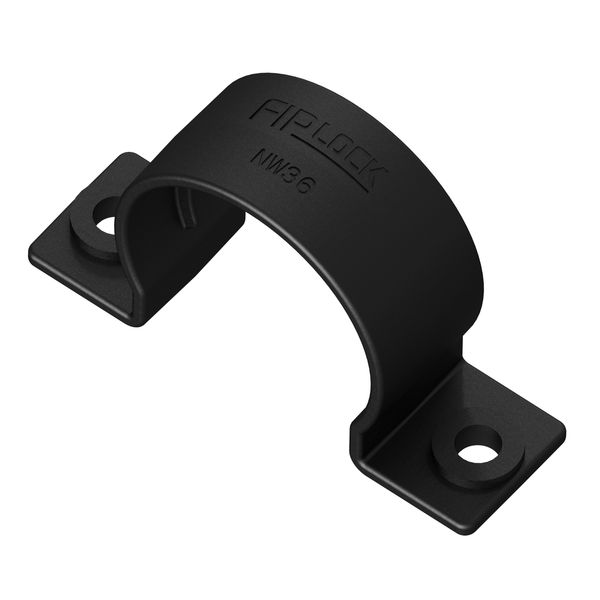 CUPA-29M6B zwart  Buisklem dubbelzijdige bevestiging F-rib image 1